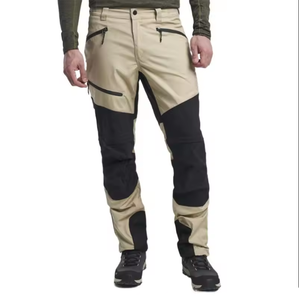Pantalon de randonnée imperméable à coque rigide pour homme, avec coutures thermosoudées, 3 couches, coupe-vent et décontracté - Product Image 1