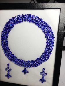 รูปแบบ Tanzanite อุ่นธรรมชาติที่สวยงามสำหรับสร้อยคอและต่างหูพลอยตัดแบบผสม tanzania ORIGIN AAA คุณภาพดีเยี่ยม - Product Image 2