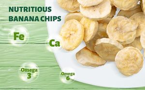 Chips de plátano liofilizados en rodajas naturales 100%, bocadillo saludable de Vietnam FD, proceso de secado, embalaje a granel de sabor dulce - Product Image 2