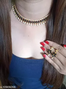 Shimmering Chic <b>Jewellery</b> <b>Sets</b> Chains <b>Stone</b> <b>Artificial</b> Stones Necklaces Chain Anniversary Gifts for Mom Lover - Product Image 5