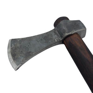 Vente en gros de hache de service personnalisée OEM ODM de haute qualité belle hache faite à la main en acier Damas avec poignée outil de survie en plein air - Product Image 3