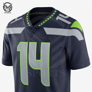 เสื้อเจอร์ซีย์ใส่เล่นกีฬาเสื้ออเมริกันฟุตบอลออกแบบชื่อได้ตามต้องการ - Product Image 2
