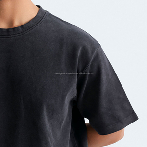 T-shirt surdimensionné personnalisé pour homme, 100% coton, manches courtes, impression numérique, col rond, vêtements décontractés, séchage rapide, fournisseur en gros, prix d'usine - Product Image 2