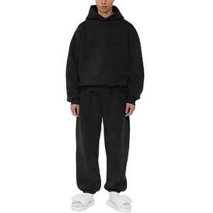 Unisex 450GSM algodón Streetwear hombre Polar polar bordado alta calidad chándal nuevo personalizado Puff impresión invierno con capucha - Product Image 6
