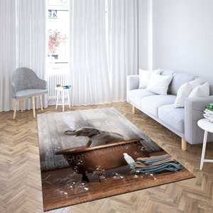 Alfombra Estampada: Diseños de Animales Únicos para Interiores Modernos, Alfombra de Terciopelo de Lujo - Product Image 5