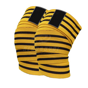 Nouveau Style Gym Formation Haltérophilie Genou Wrap Meilleure Vente Sport Genou Soutien Réglable Wraps - Product Image 1