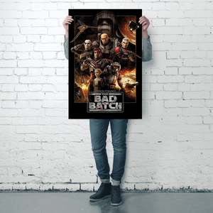 Star Wars โปสเตอร์ชุดที่ไม่ดีที่มีภาคต่อของสงครามโคลนสำหรับการใช้งานบนผนัง - Product Image 5