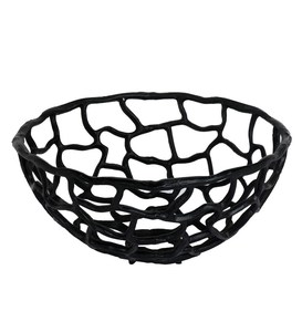 Frutero Decorativo de Aluminio Hecho a Mano con Diseño Moderno en Acabado Dorado para Centros de Mesa en Fiestas, Decoración del Hogar - Product Image 2