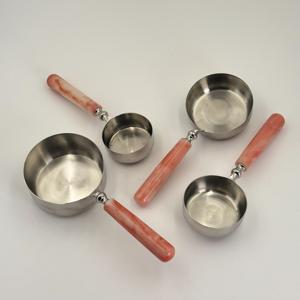 Accesorios de Cocina de Alta Calidad, Utensilios de Cocina Duraderos, Juego de 4 Tazas Medidoras de Acero Inoxidable para Medir a Bajo Precio - Product Image 2