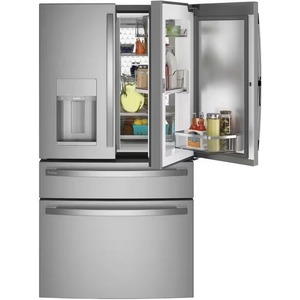 GE Profile 27.9 Cu. Ft. Smart 4-Door French Door <b>Refrigerator</b> Customizable OEM Support Grade DIY - Product Image 1