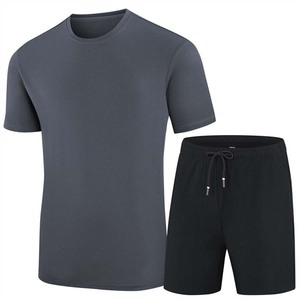 Nuevo Conjunto de Pantalones Cortos Casuales de Verano para Hombre, Bordados y Transpirables, con Camiseta, Estilo Deportivo, Tallas Grandes, 2 Piezas - Product Image 3