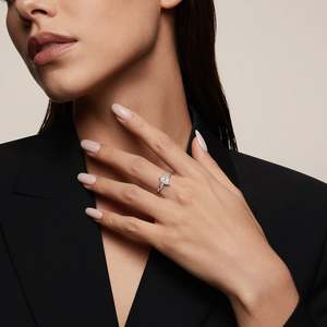 Anillo de Compromiso Jeulia de Plata de Ley con Corte Marquise para Aniversario - Product Image 6