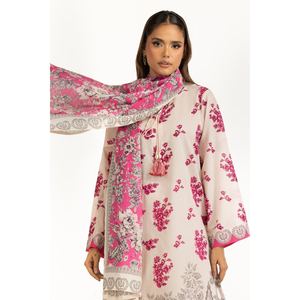 Traje Casual de 3 Piezas con Estampado Floral Rosa para Mujer, para Verano - Product Image 4