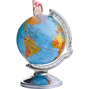 Hucha Personalizada ELVIRA con Diseño de Globo Terráqueo para Ahorros y Decoración - Product Image 3