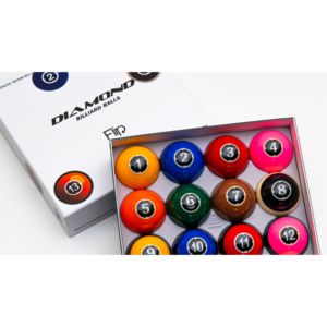Bolas de Billar Diamond - Set de TV con Pantalla de 57.15mm para Pool Flip |   Edición de Partido de TV |   Hecho en Corea |   Resina Fenólica - Product Image 4
