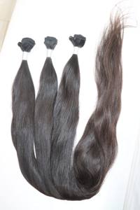 ผมต่อจากผมมนุษย์ผมชาวอินเดียแบบมีผมเป็นลอนธรรมชาติพร้อมสีผมแท้ - Product Image 2