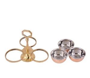 Tazón para servir encurtidos de acero y cobre a un precio confiable, obtenga sus encurtidos frescos, ácidos y tan satisfactorios, Plato para encurtidos - Product Image 6