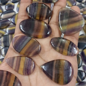 Fluorite ashlar multi-feu fluorite lisse ashlar cristal de fluorite naturelle lot de pierres précieuses en gros - Product Image 1