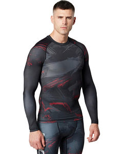 Rashguard imprimé sur mesure par sublimation Mma Bjj Rushguard - Product Image 1