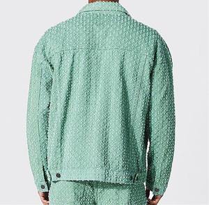 Chaqueta Vaquera Vintage Ligera para Hombre, Transpirable y Cómoda, con Cuello Alto para Primavera, Logotipo Personalizado Incluido, Precio Competitivo - Product Image 4