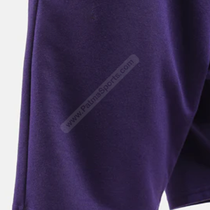 Polyester Stretchable Custom <b>Shorts</b> Purple With Adjustable Waistband for comfort <b>Tailor</b> Made Casual Sweat <b>Shorts</b> for Perfect Fit - Product Image 6