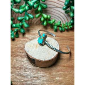 Donovan Skeets Kingman Turquoise & Sterling <b>Silver</b> Fashion <b>Cuff</b> <b>Bracelet</b> - Product Image 3