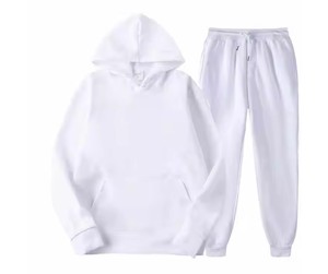 Ensemble de survêtement d'entraînement hiver 2025 personnalisé en molleton technique à capuche pour homme, couleur unie, anti-odeur, séchage rapide, respirant - Product Image 2