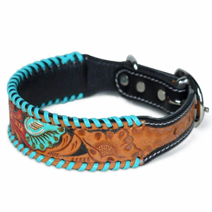 Elegante Collar de Cuero Premium para Perro con Acabado de Tachuelas, Diseño Simple y Lujoso, para Perros Pequeños y Grandes, Duradero, Transpirable y Ecológico - Product Image 2