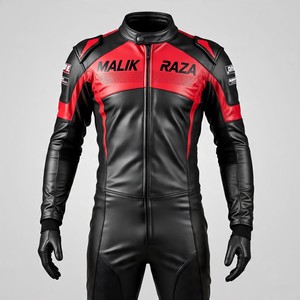 Combinaison en cuir de moto pour la course, dimensionnement personnalisé, conception personnalisée, coloration complète, armure certifiée CE, durabilité à trois points - Product Image 3
