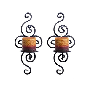Wall Mounded Admirable Design Metal <b>Candle</b> <b>Holder</b> Luxury Antique <b>Black</b> <b>Candle</b> <b>Holder</b> Lantern Iron Wire <b>candle</b> <b>Holder</b> - Product Image 3