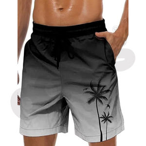 100% Polyester athlétique course maille hommes maillot de bain bain maille doublure costume maillots de bain Shorts de plage avec poches - Product Image 1