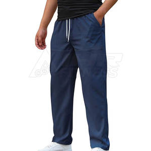Pantalones de hombre hechos a medida, de alta calidad, 100% algodón, lona, patrón recto, estilo informal, transpirable, respetuoso con el medio ambiente - Product Image 1