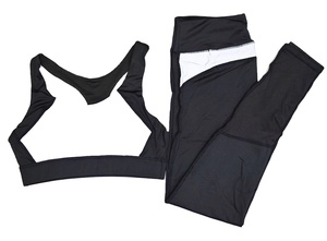 Women’s Sportswear Set Reflective Mesh Patchwork Sports Bra & Leggings Gym Fitness Yoga Suit - Product Image 6