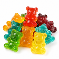 Bonbons Gélifiés Personnalisés Oursons Saveur Fruitée Acidulée Douce Halal Vente en Gros Usine OEM Marque Privée TIK TOK Présentoir en Vrac