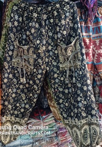 Pantalons Harem pour femmes, style Aladdin, en laine afghane, vêtements indiens prêts à porter, fabricant et grossiste - Product Image 5
