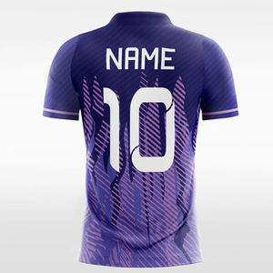 Dernier design, maillot de football personnalisé de haute qualité, impression par transfert thermique, version joueur 2024, 100% polyester 180g - Product Image 3