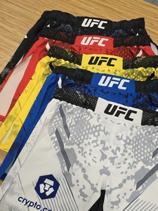 NOGI Short MMA homme léger BJJ UFC séchage rapide décontracté Satin Polyester/coton sport Kickboxing lutte motif solide - Product Image 6