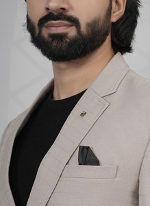 เสื้อเบลเซอร์ผู้ชายผ้าวิสโคสสีเทาคลาสสิก ผลิตในอินเดีย เหมาะสำหรับใส่ทำงาน เดินทาง ใช้ในชีวิตประจำวัน และเป็นชุดยูนิฟอร์มบริษัท มีจำหน่ายในราคาส่งออก - Product Image 3