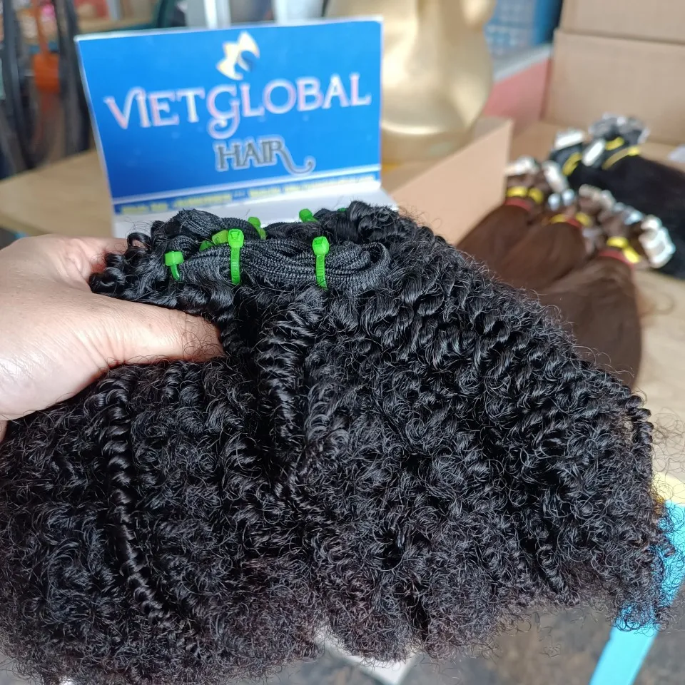 Vietnam'da yapılan atkı kıvırcık örgü saç vietnam ürünü