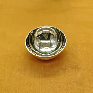 Bol ayurvédique Kansa Vatki de meilleure qualité pour un massage relaxant et l'équilibre énergétique dans la thérapie des pieds Original Indian Factory - Product Image 3