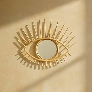 Luxury <b>Rattan</b> <b>Mirror</b> with Sustainable Materials and Unique Design - Product Image 4