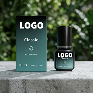 Pegamento Coreano Vegano para Extensiones de Pestañas, de Secado Rápido, Libre de Hidroquinona, Resistente al Agua y al Aceite, para Todas las Condiciones - Product Image 1