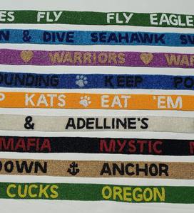 Sangles de sac brodées avec logo personnalisé pour sac à main tendance, sac fourre-tout et sacs à main, pièces et accessoires de sac, sangle en perles de rocaille - Product Image 1