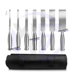 Juego de 7 piezas de cinceles Smith Peterson con MOQ bajo, 8 cuchillas rectas de 0.64 / 3.2 cm, herramienta quirúrgica manual de acero inoxidable - Product Image 1