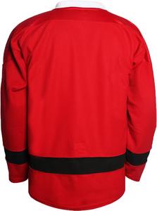 Vente en gros OEM de maillots de hockey sur glace haut de gamme sublimation durable polyester série Pro séchage rapide épaules renforcées logo personnalisé - Product Image 2