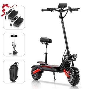 Tout nouveau scooter électrique Thunder 3 X II 1000W/3000W Vitesse maximale 30 km/h Autonomie de 80 km par charge Batterie au lithium amovible - Product Image 6