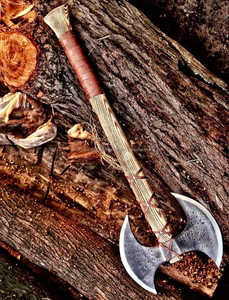 Prix usine multi-usages utiliser poignée en bois de couleur différente haches en acier damas haute qualité conception la plus populaire haches damas - Product Image 2