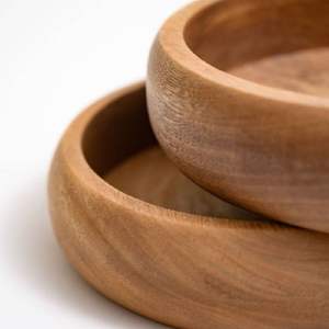 El mejor producto artesanal, cuenco de utensilios de cocina de madera, productos de alta demanda, cocina de acacia de madera respetuosa con el medio ambiente - Product Image 5