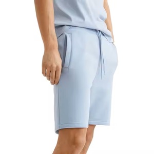 <b>Men's</b> Custom Cotton Fleece French Terry Drawstring Gym <b>Shorts</b> Wholesale Casual Outdoor Sports Jersey <b>Sweat</b> <b>Shorts</b> Solid Pattern - Product Image 3