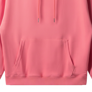 Custom Logo 300GSM High Contrast Eco-Friendly ODM <b>Men</b> Polyester/Rayon Durable Pullover Brushed <b>Fleece</b> Hoodie Kangaroo Pocket - Product Image 5